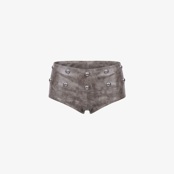 Asuka Studded Mini Shorts