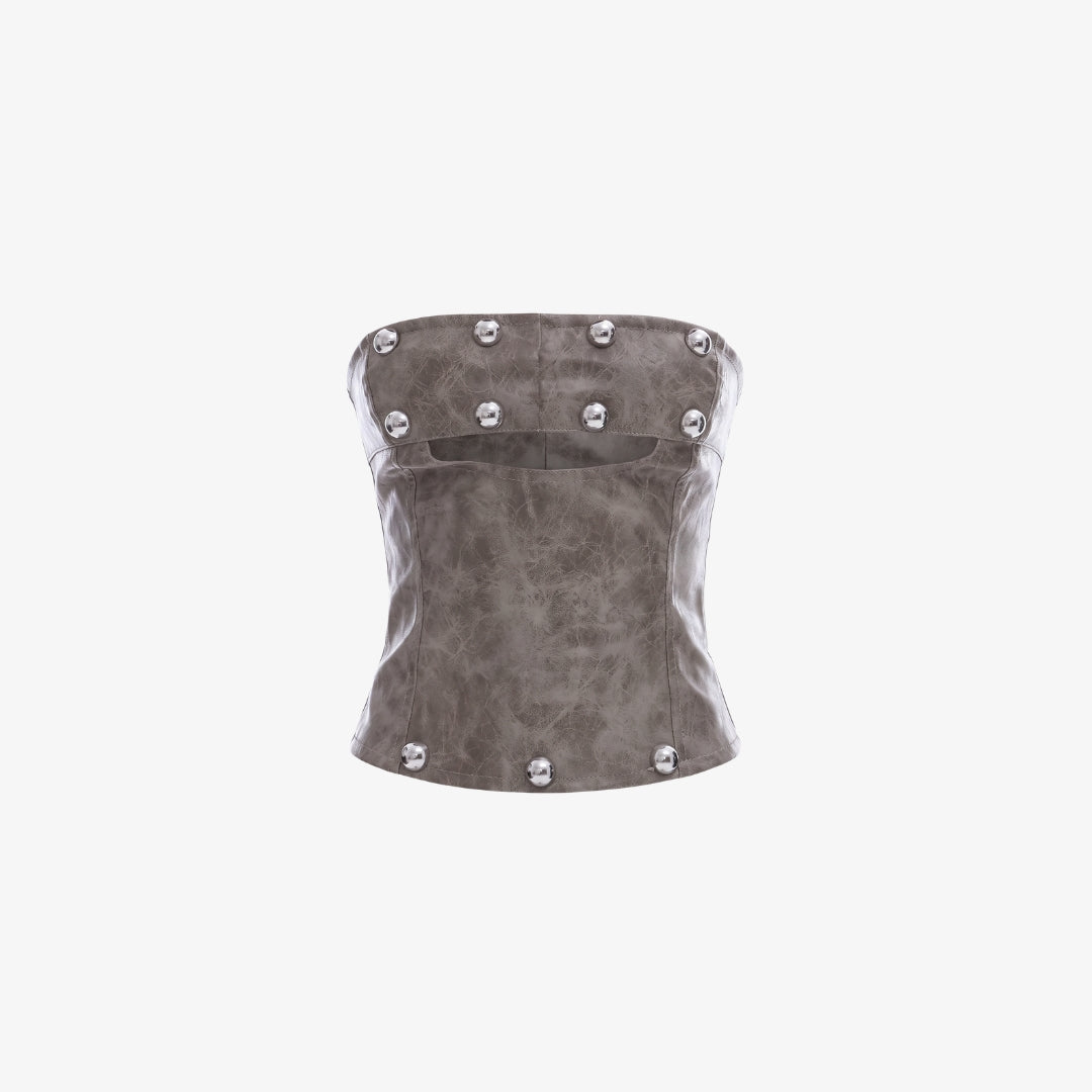 Image of Asuka Studded Mini Shorts