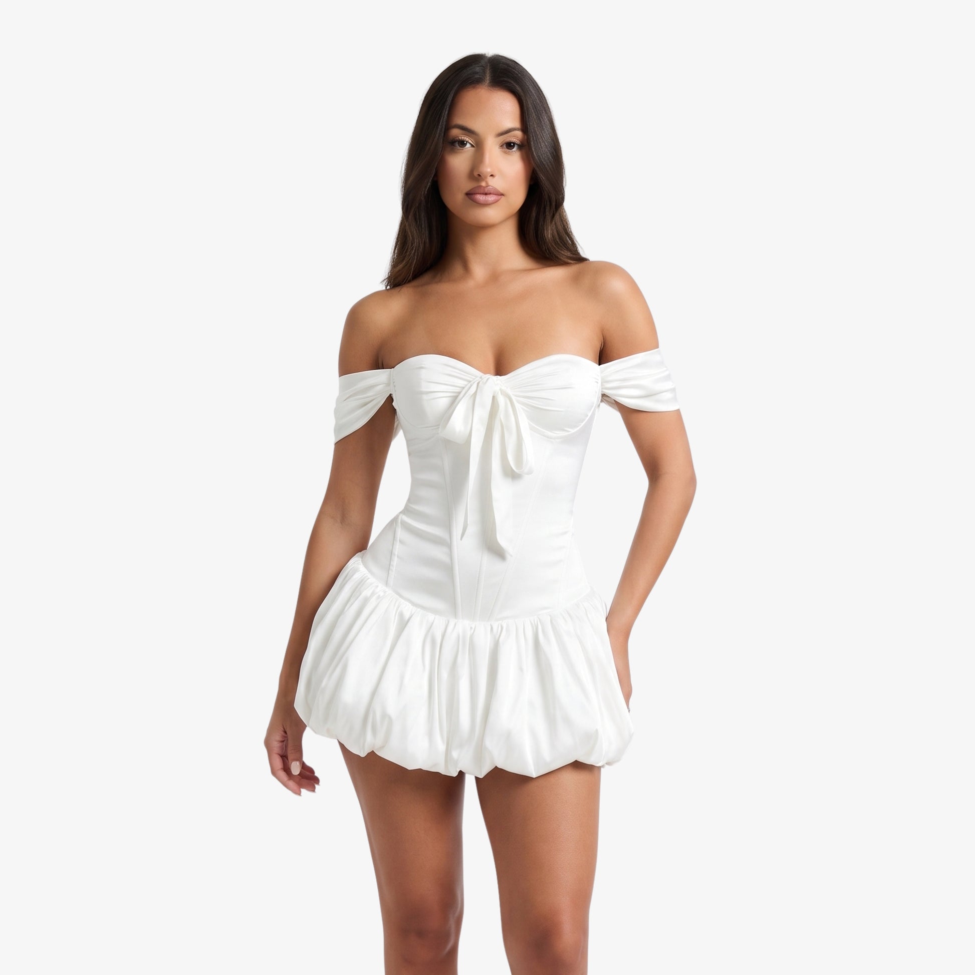 Aurelia Puff Mini Dress
