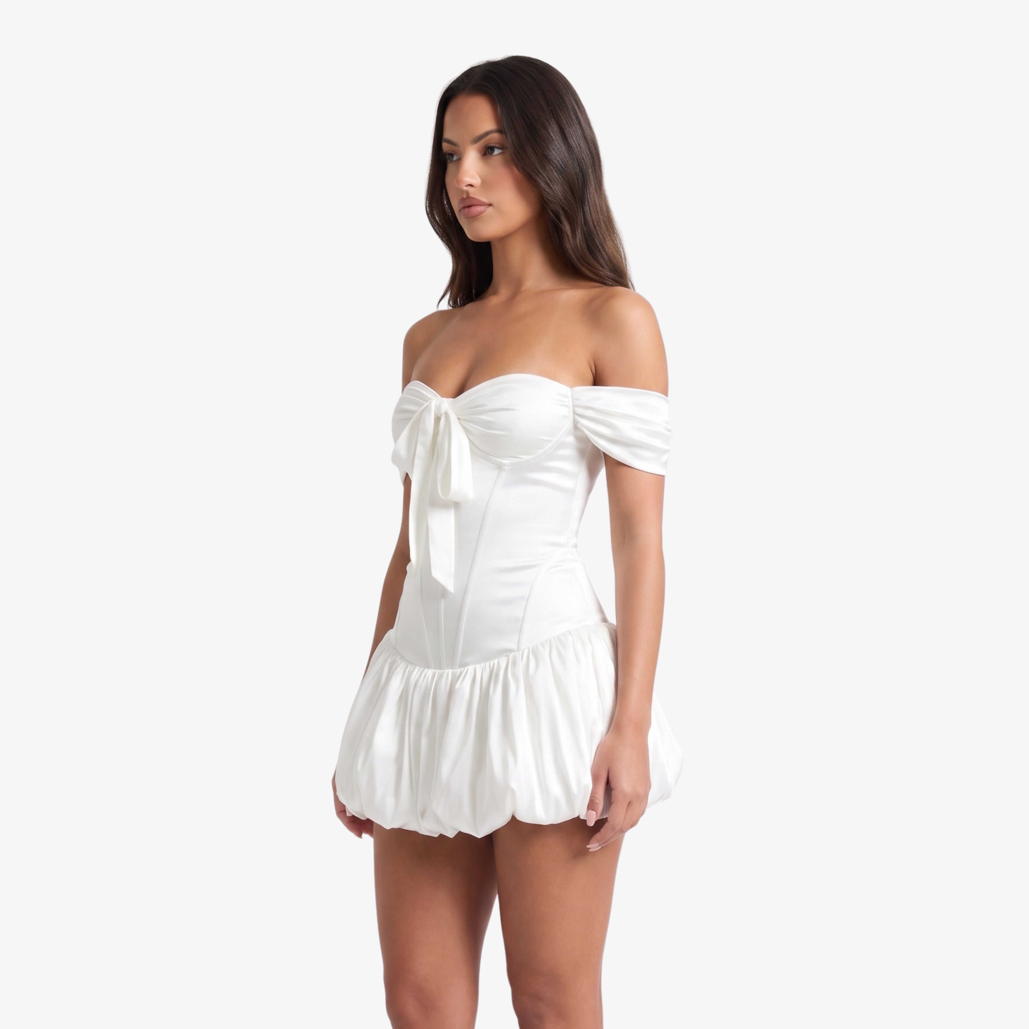 Image of Aurelia Puff Mini Dress
