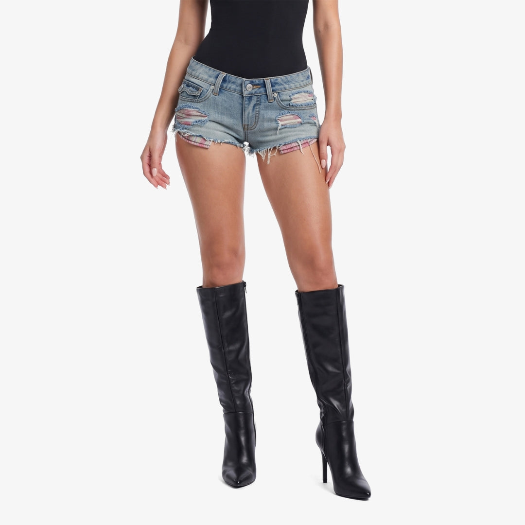 Image of Azalea Denim Shorts