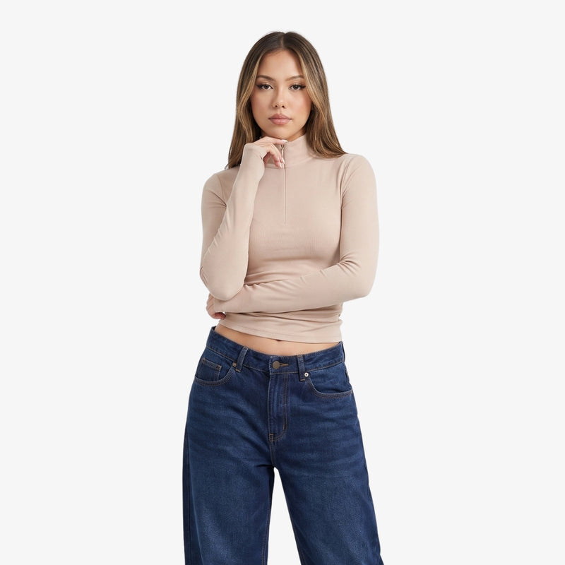 Camila Zip-Up Long Sleeve