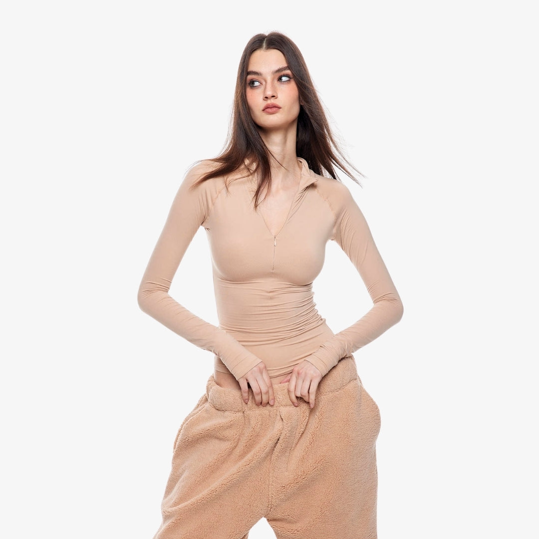 Image of Camila Zip-Up Long Sleeve