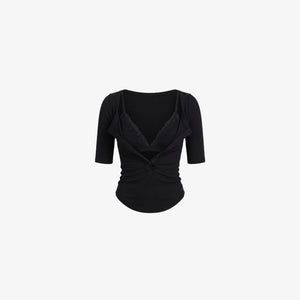 Céline Lace Layered Top