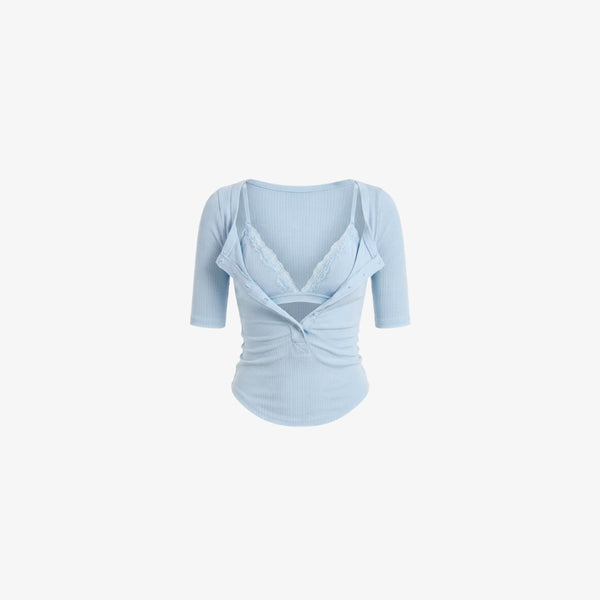 Céline Lace Layered Top