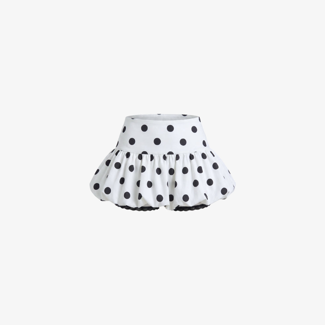 Image of Estella Polka Puff Skirt