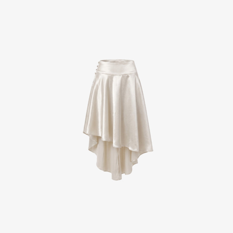 Florence Satin Midi Skirt
