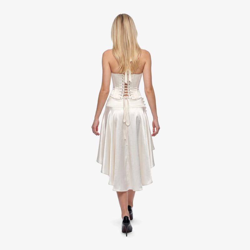 Florence Satin Midi Skirt