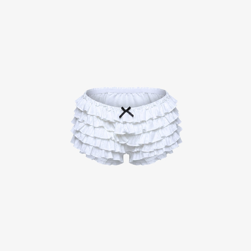 Frosted Ruffle Shorts
