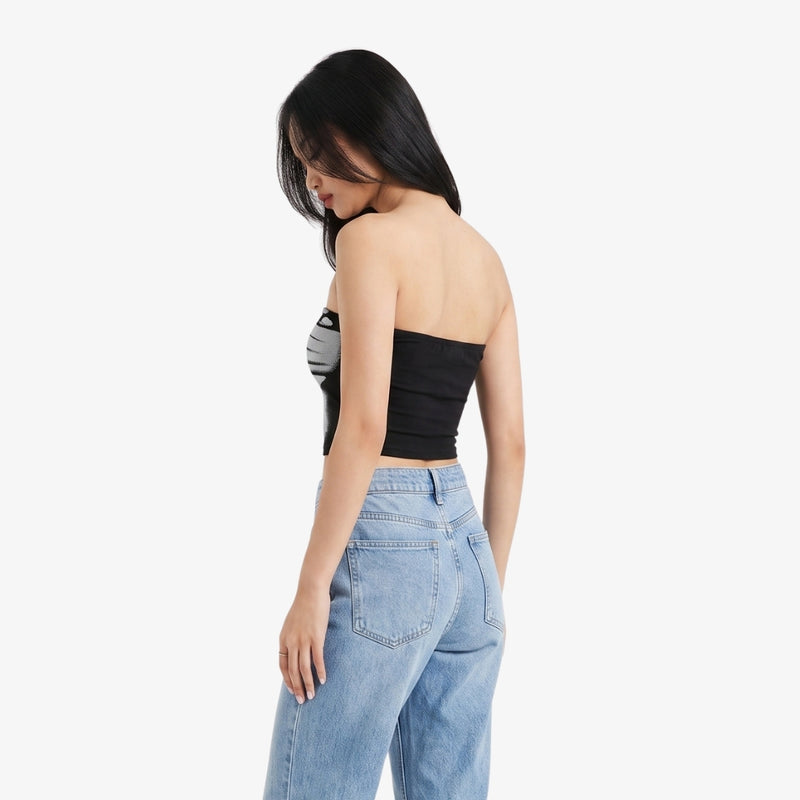 Isabelle Graphic Tube Top