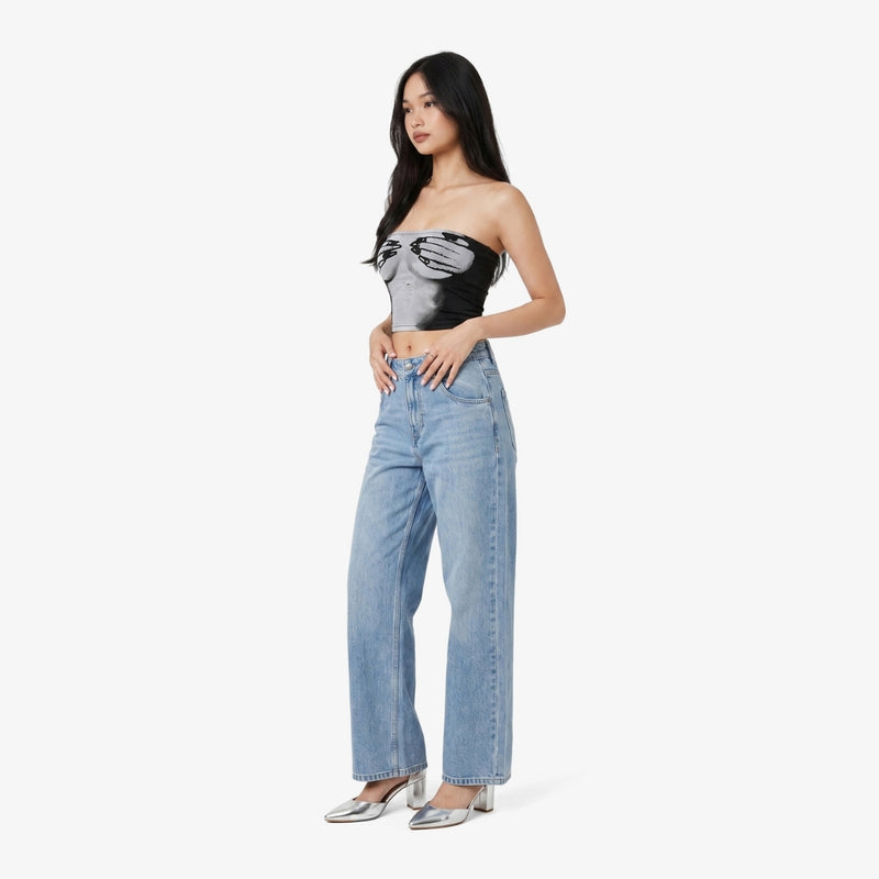 Isabelle Graphic Tube Top