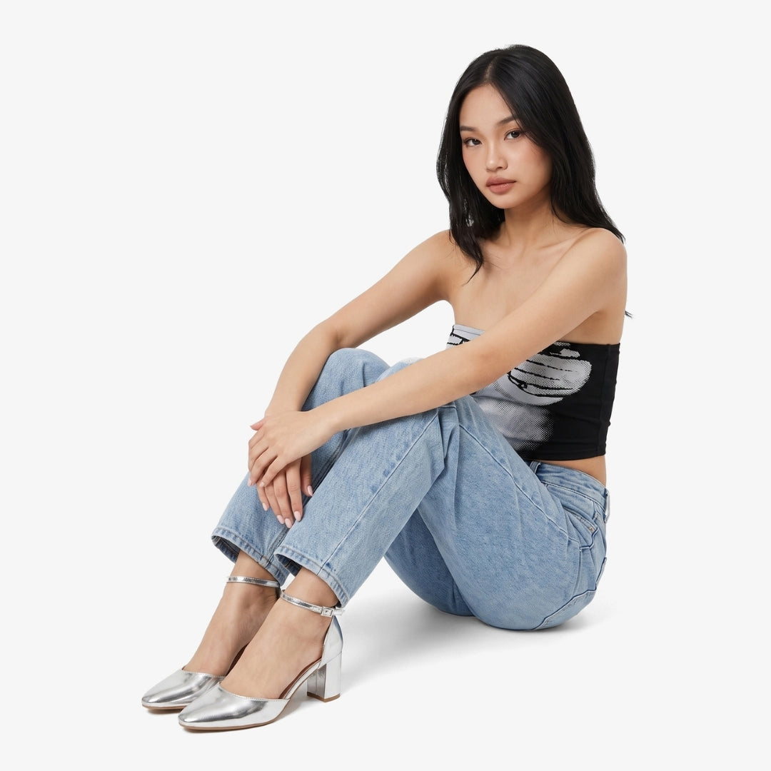 Image of Isabelle Graphic Tube Top