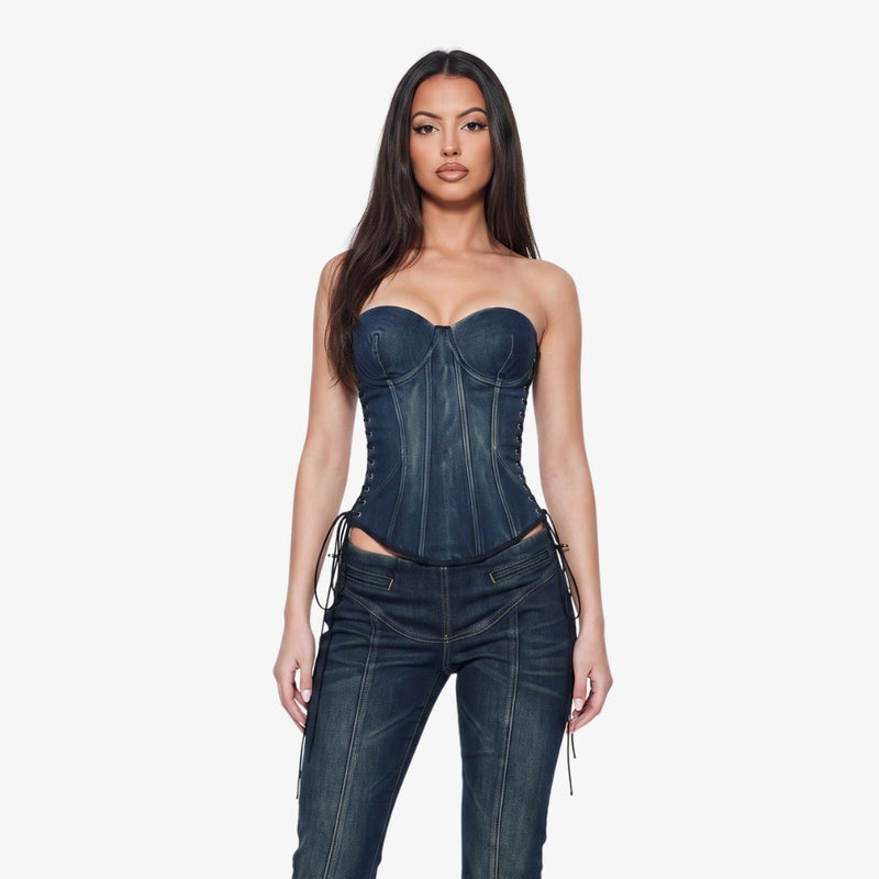 Juliette Denim Corset