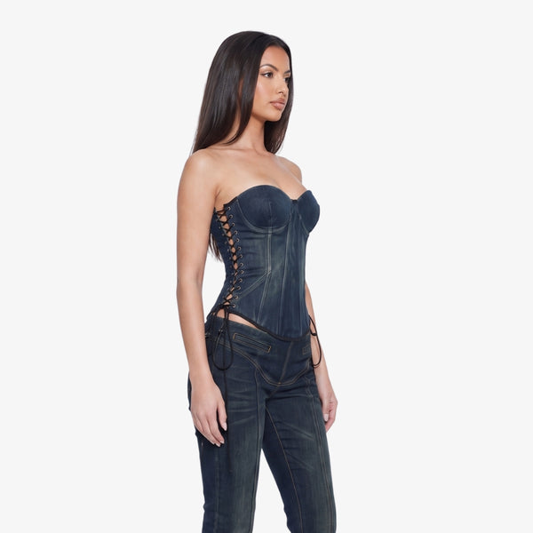 Juliette Denim Corset