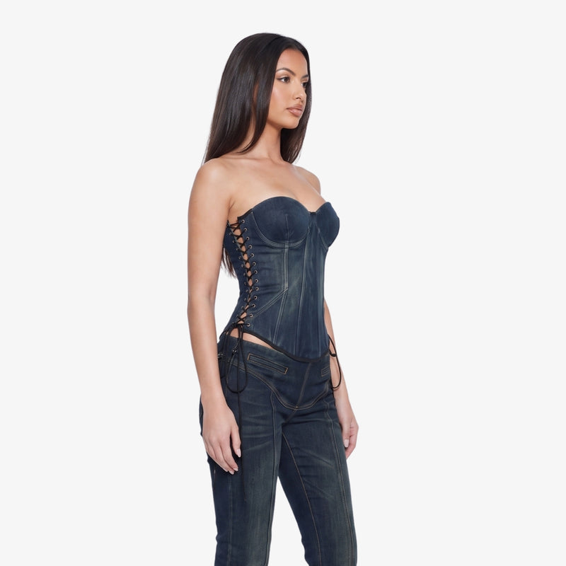 Juliette Denim Corset