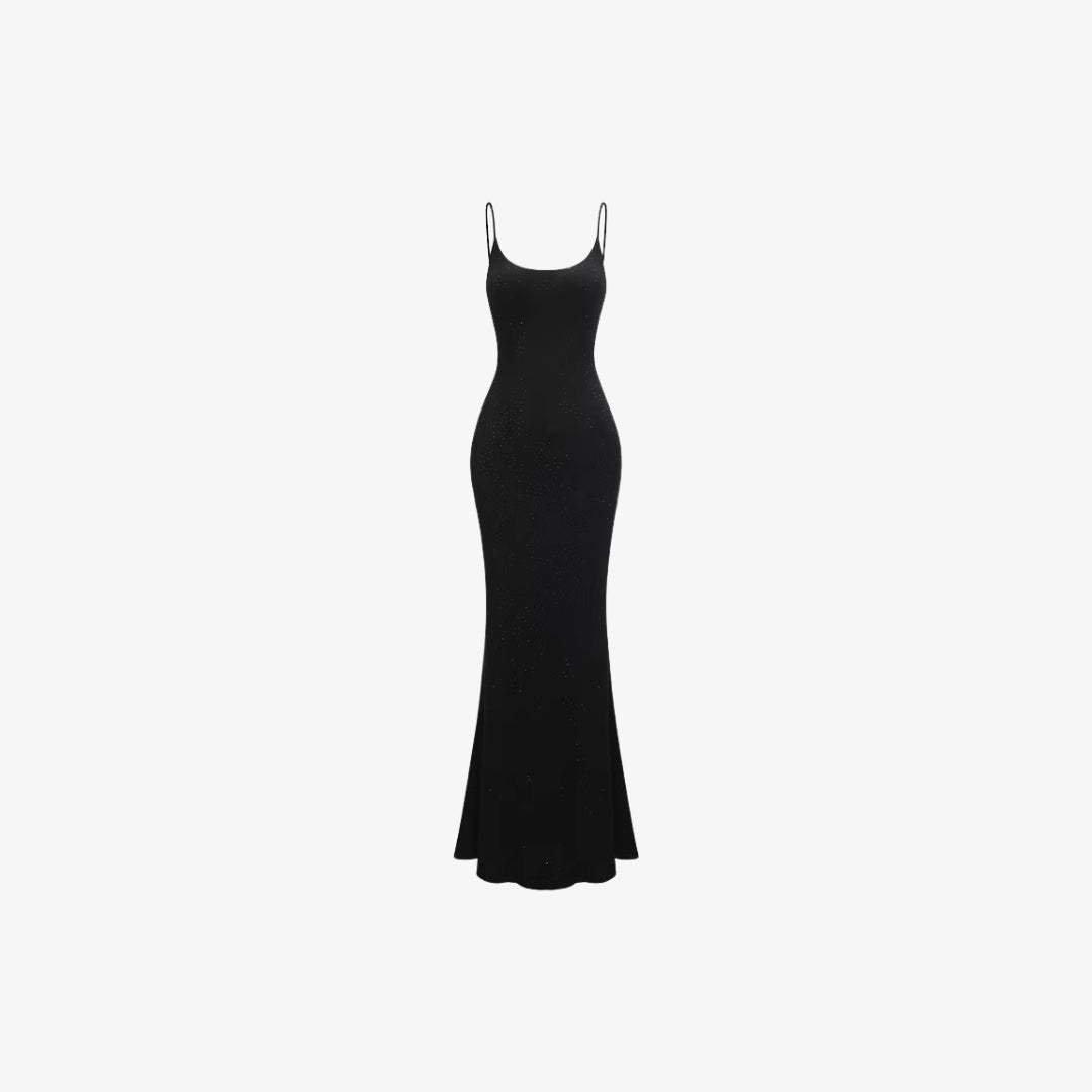 Image of Kezia Rhinestone Fishtail Dress