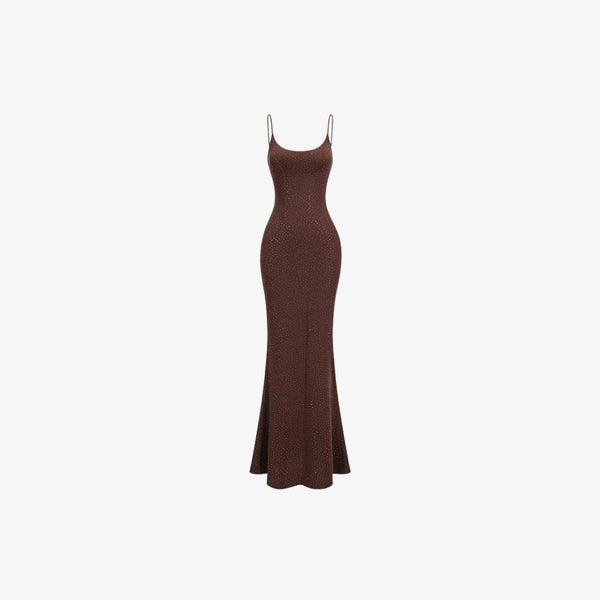 Kezia Rhinestone Fishtail Dress
