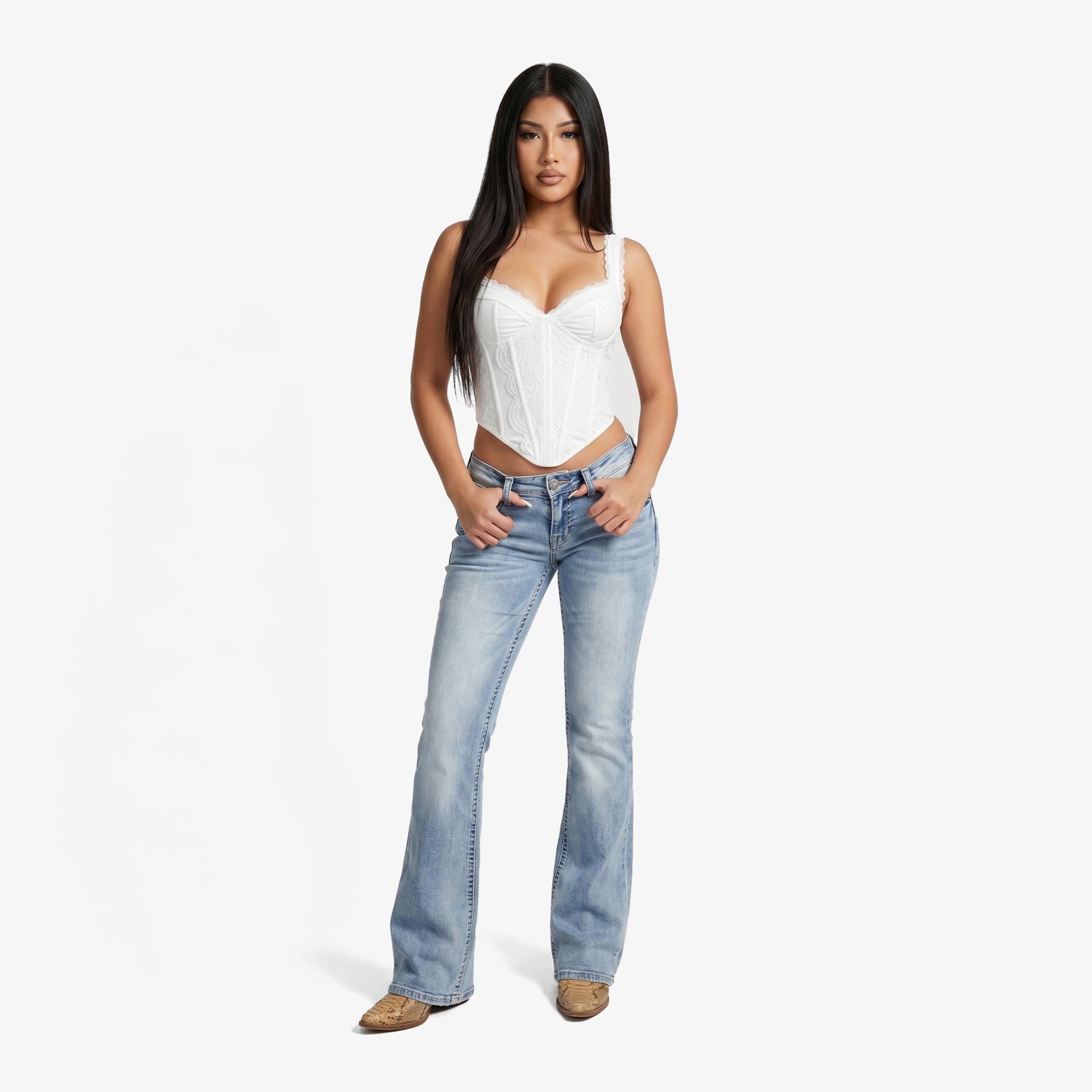 Lyra Lace Corset Top