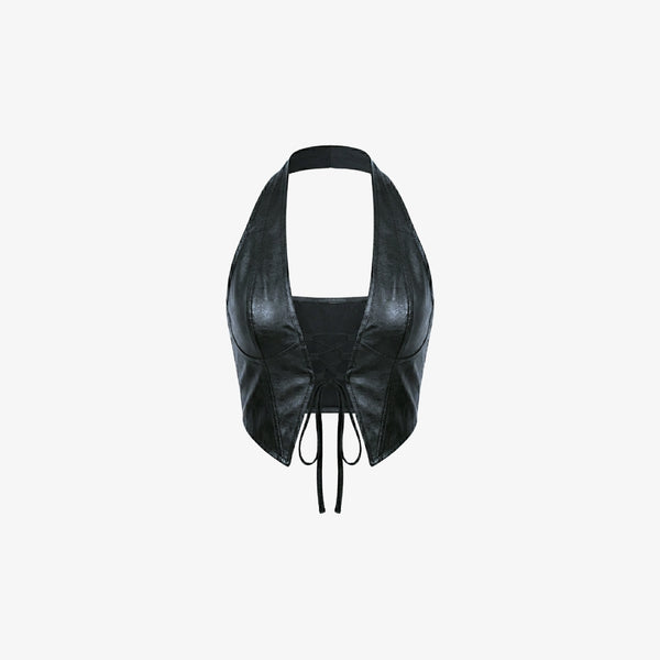 Matsura Lace-Up Halter