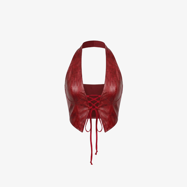 Matsura Lace-Up Halter