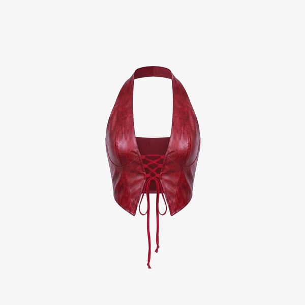 Matsura Lace-Up Halter