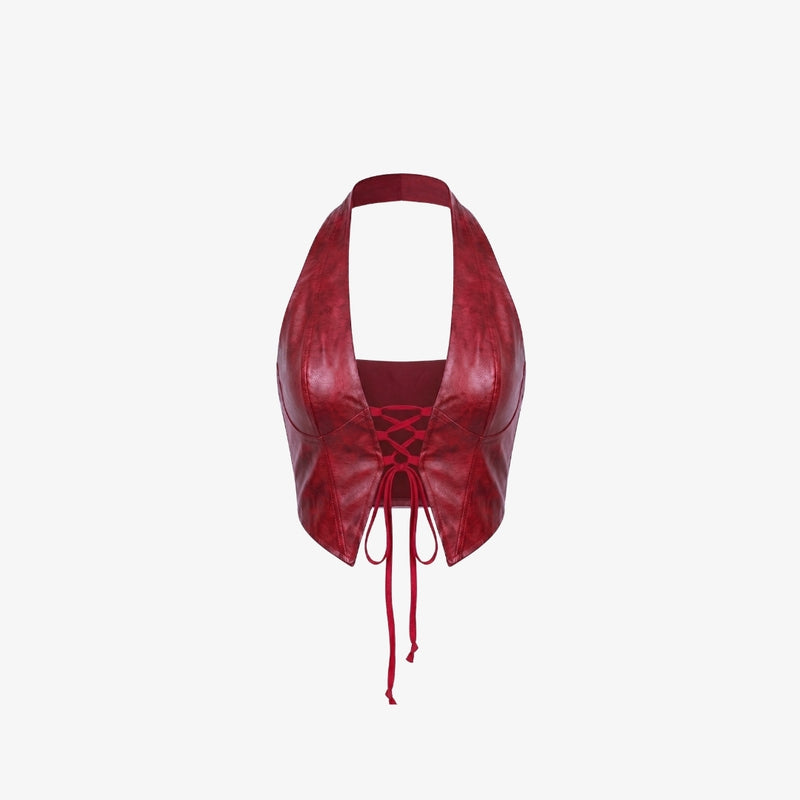 Matsura Lace-Up Halter