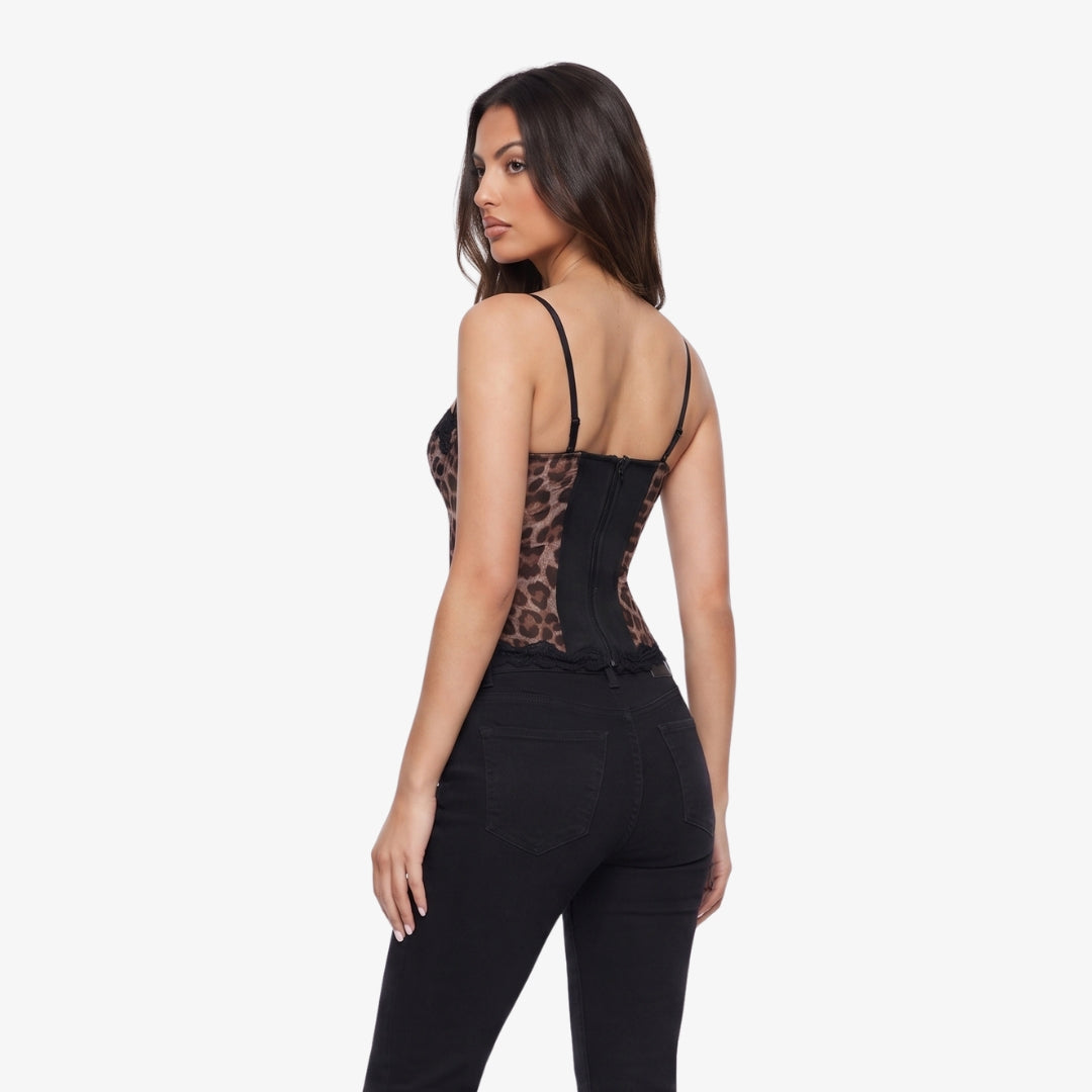 Miyu Leopard Corset