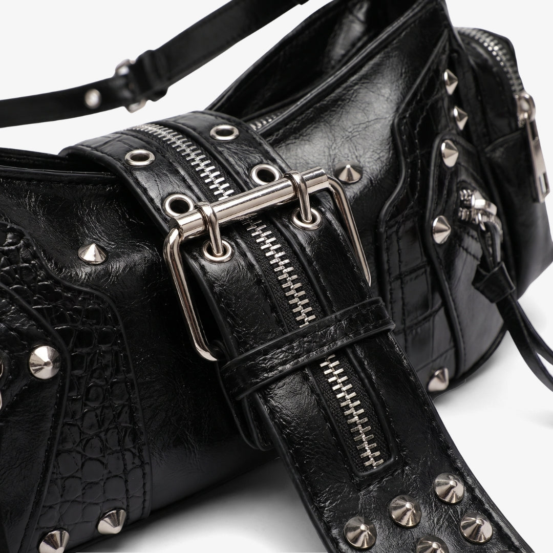 Image of Natalya Studded Shoulder Bag