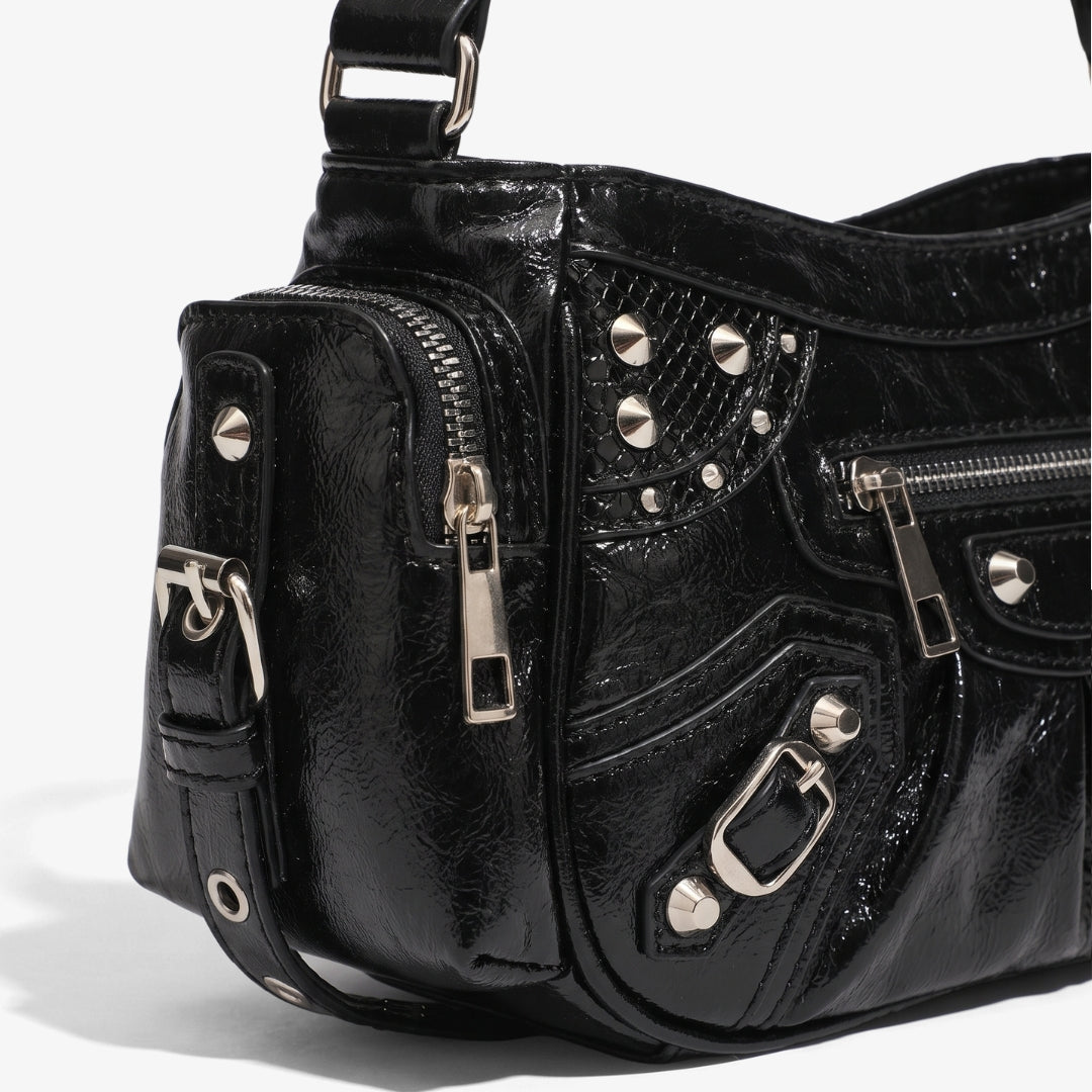 Image of Natalya Studded Shoulder Bag