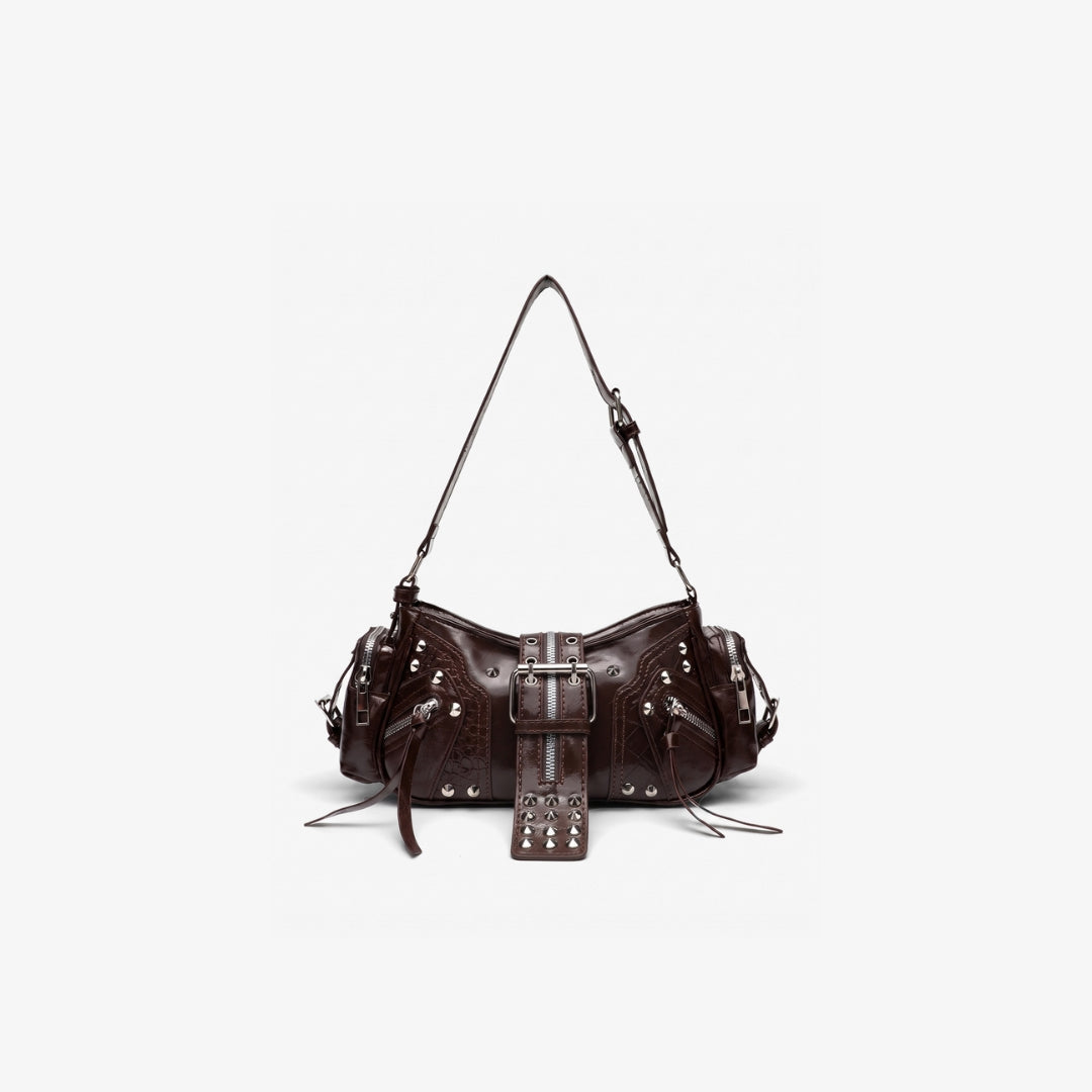 Image of Natalya Studded Shoulder Bag