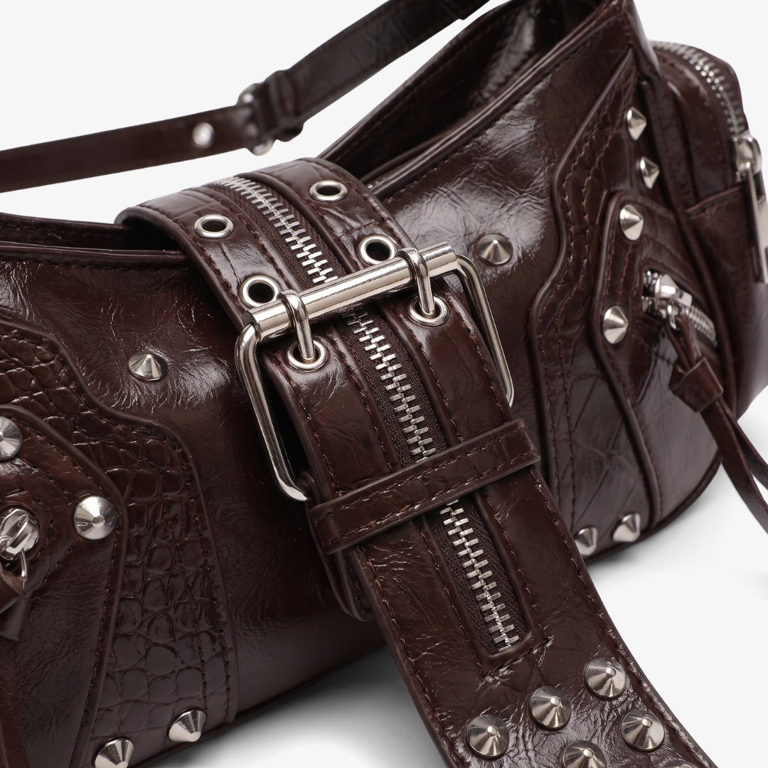 Image of Natalya Studded Shoulder Bag