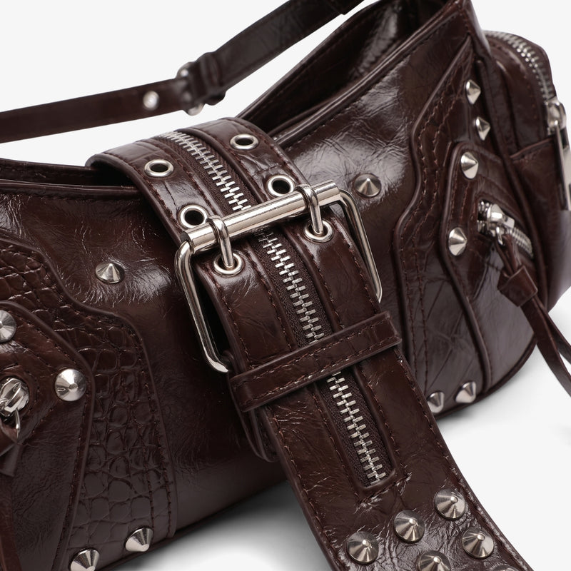 Natalya Studded Shoulder Bag