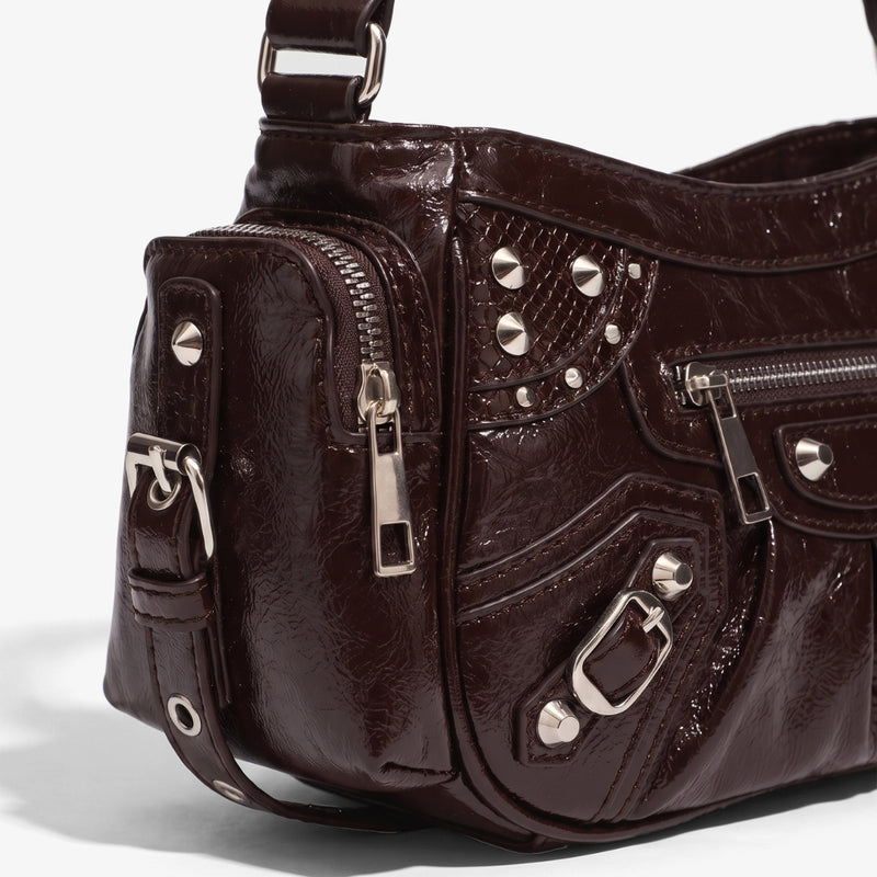 Natalya Studded Shoulder Bag