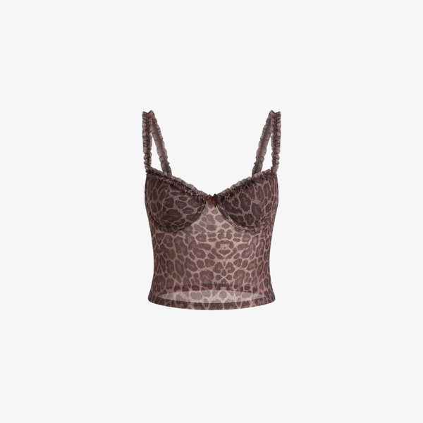 Noura Leopard Cami