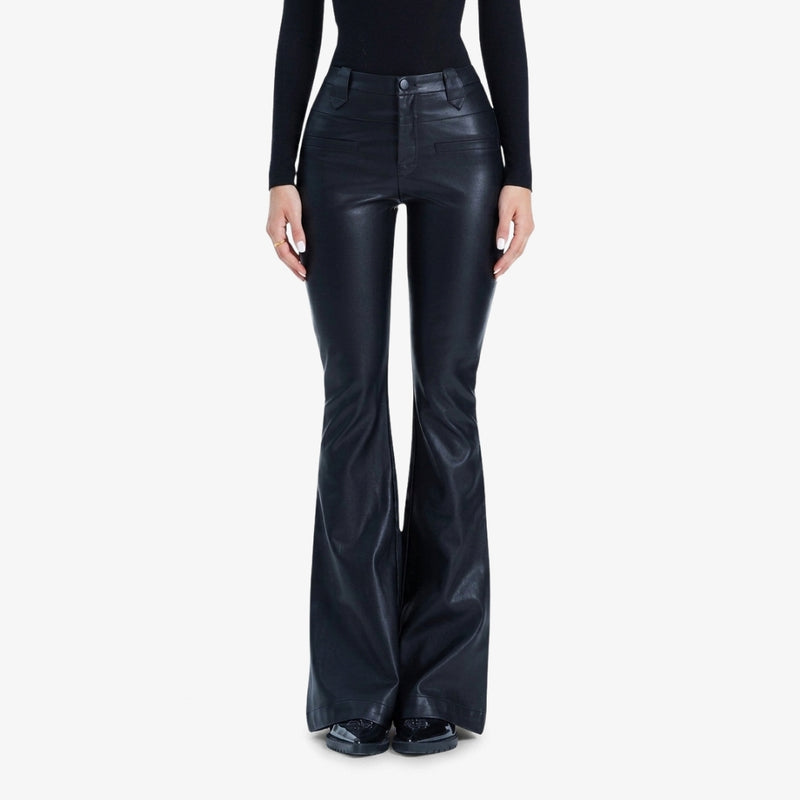Novia Leather Flare Pants