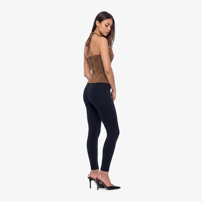 Rosalia Lace-Up Mesh Corset