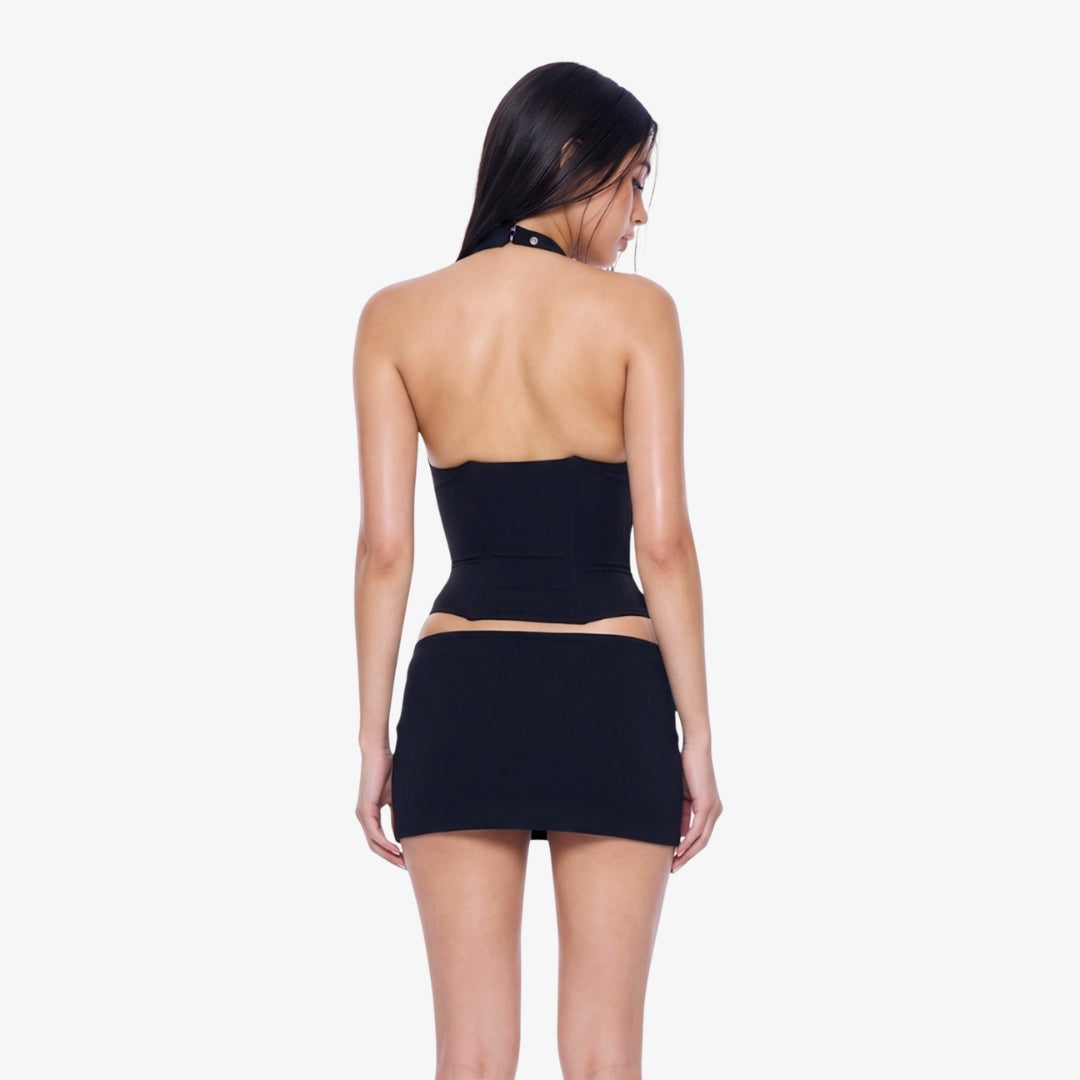 Image of Sabrina Halter Corset Top
