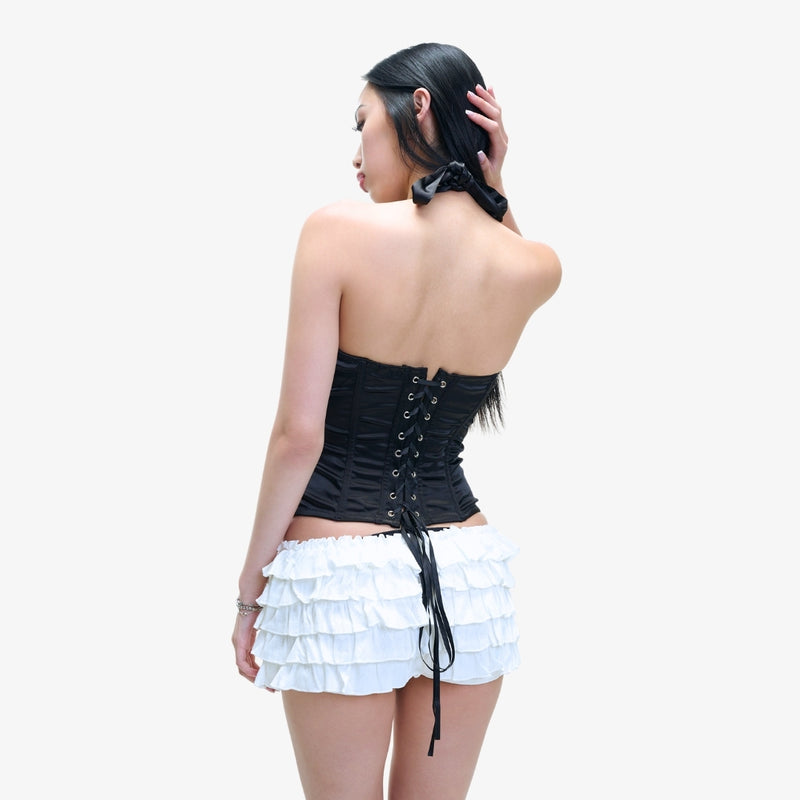 Scarlet Satin Corset