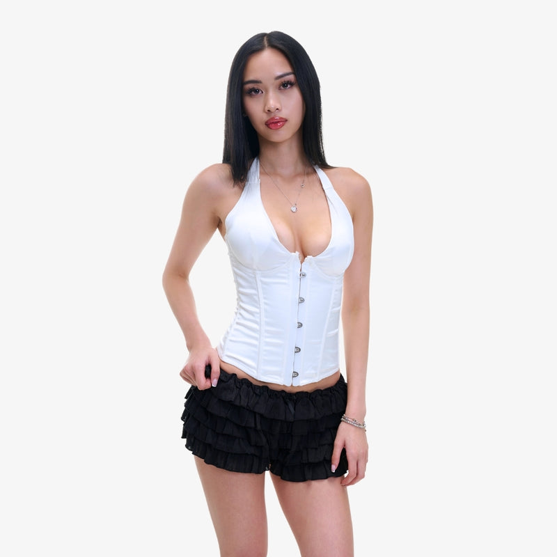 Scarlet Satin Corset