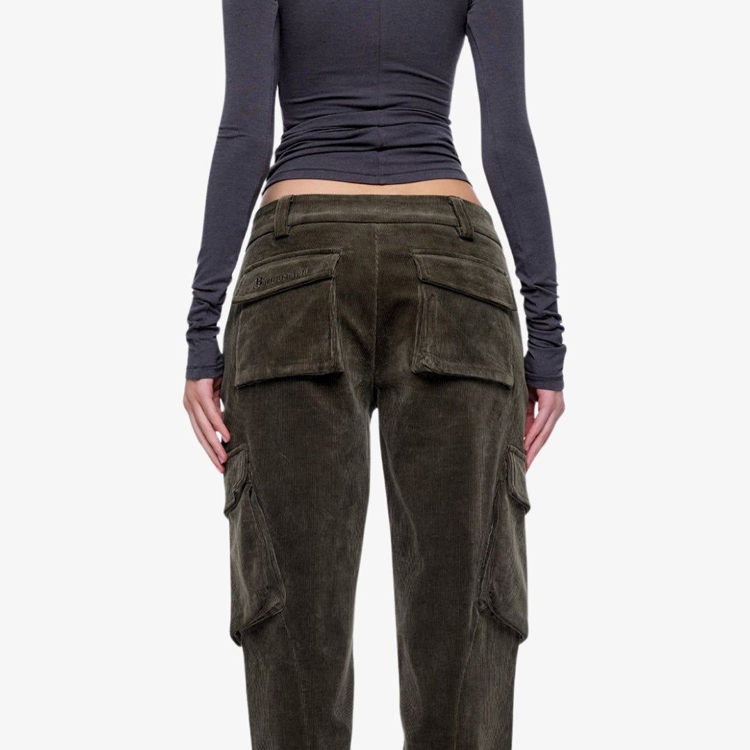 Sevyn Corduroy Straight Leg Trousers