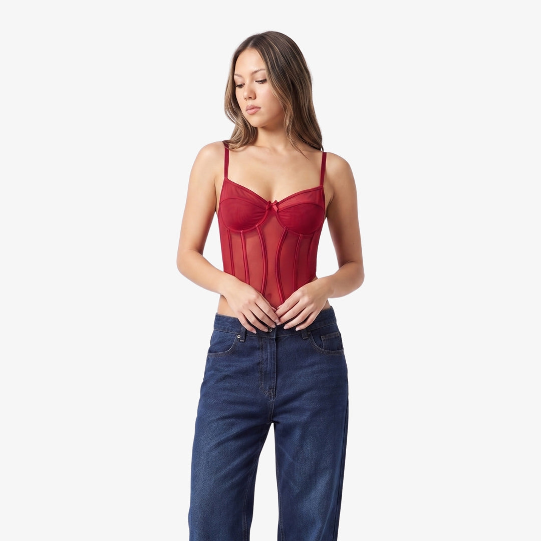 Image of Valentina Mesh Bodysuit