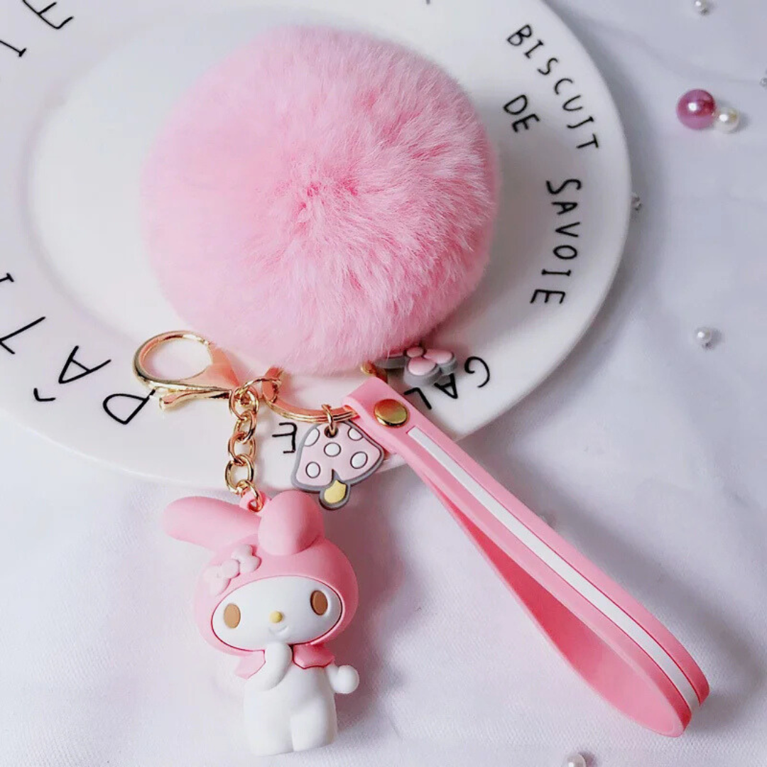 Fluffy Keychain