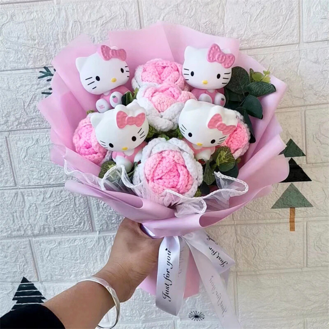 Hello Kitty Plushie Bouquet