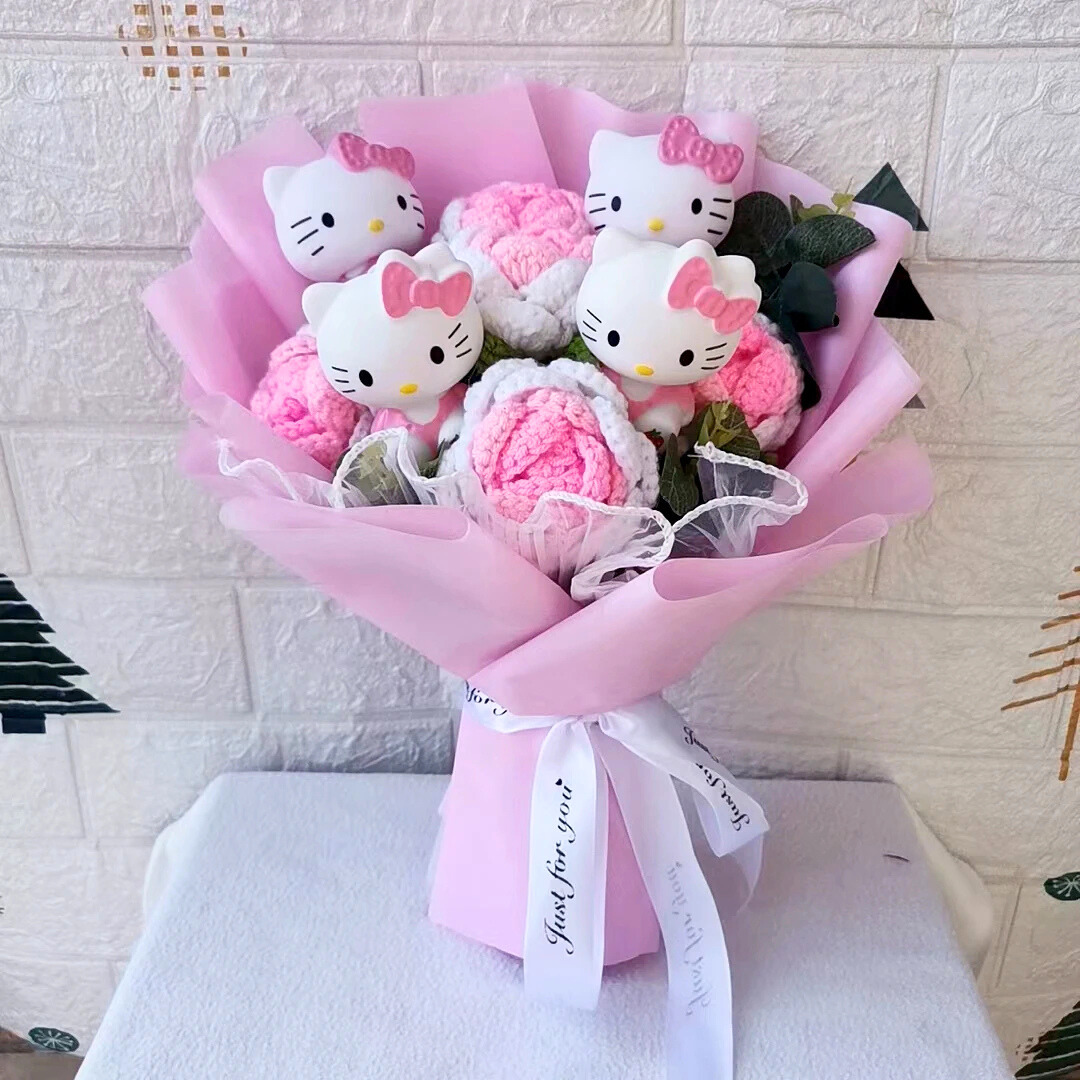 Hello Kitty Plushie Bouquet